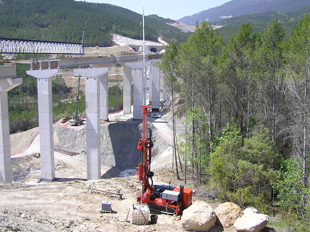 Geotécnico Viaductos Autovía del Pirineo
